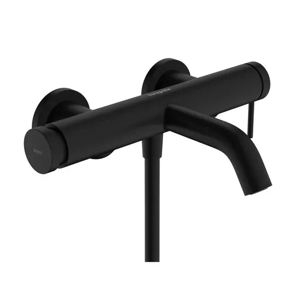 Baterie cada - dus negru mat Hansgrohe Tecturis S — imaginea 2