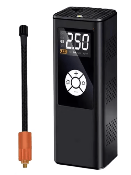Compresor de aer digital JM 8803 portabil cu lanterna — imaginea 4