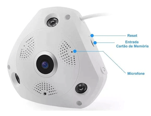Camera supraveghere VR CAM 360 grade panoramica