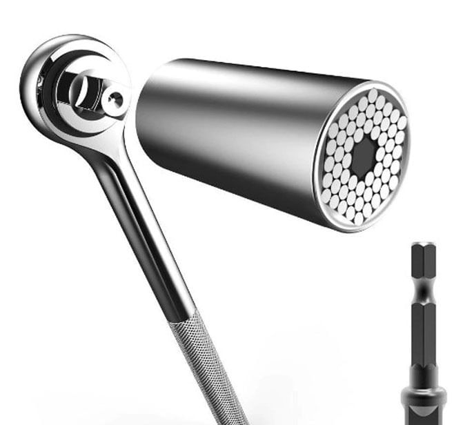Cheie Tubulara Universala cu Adaptor Gator Grip — imaginea 2