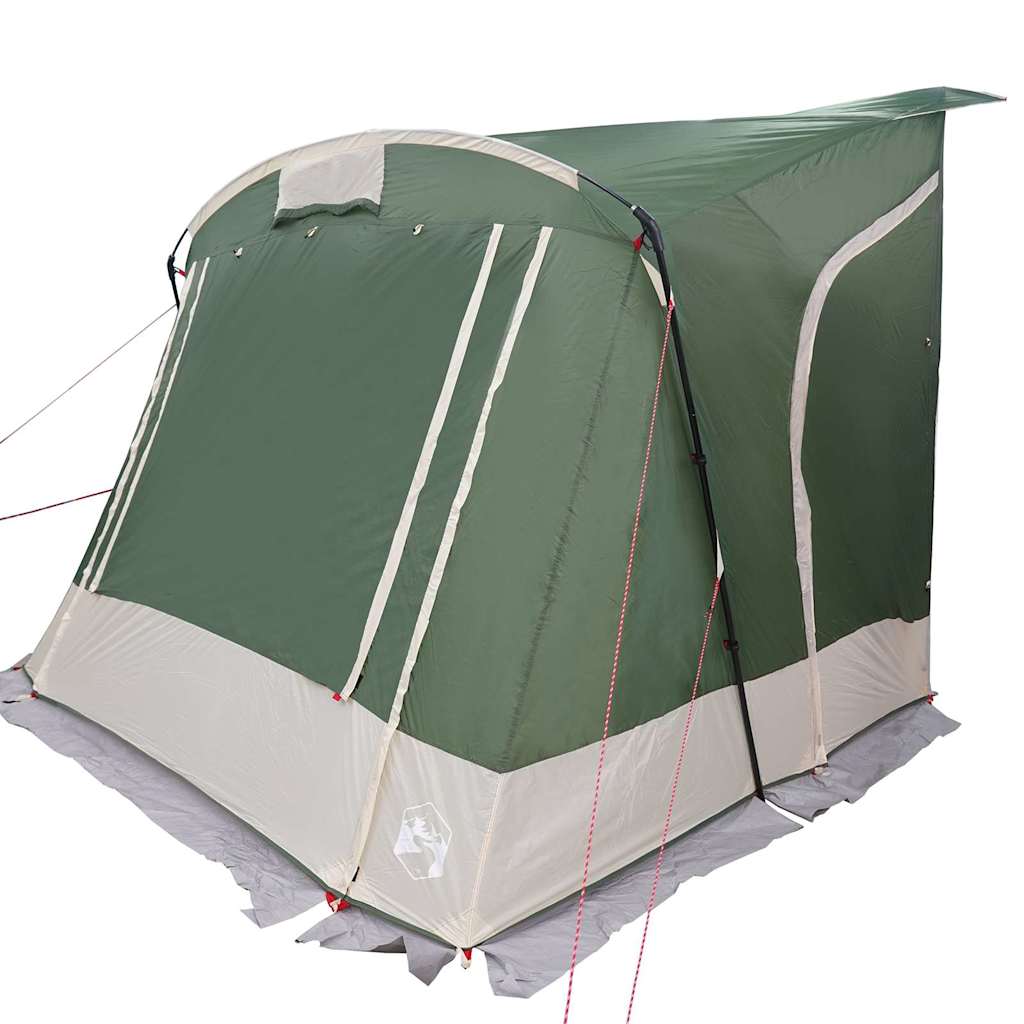 Cort cu acoperis Altele Verde si Negru 285 x 255 x 245 cm Poliester