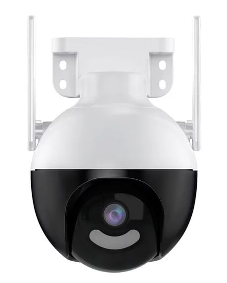 Camera inteligenta de Supraveghere cu Unghi Wide HD 4MP Rotunda Alba