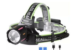 Lanterna de cap cu led si acumulator BL SXB A43 de 30W zoom pentru camping pescuit