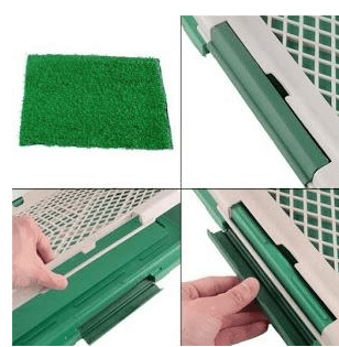 Tavita Toaleta cu iarba artificiala pentru animale Puppy Potty Pad - imagine 6