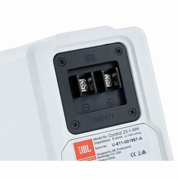 Sistem boxe perete JBL Control 23-1 alb, Bluetooth, USB, FM