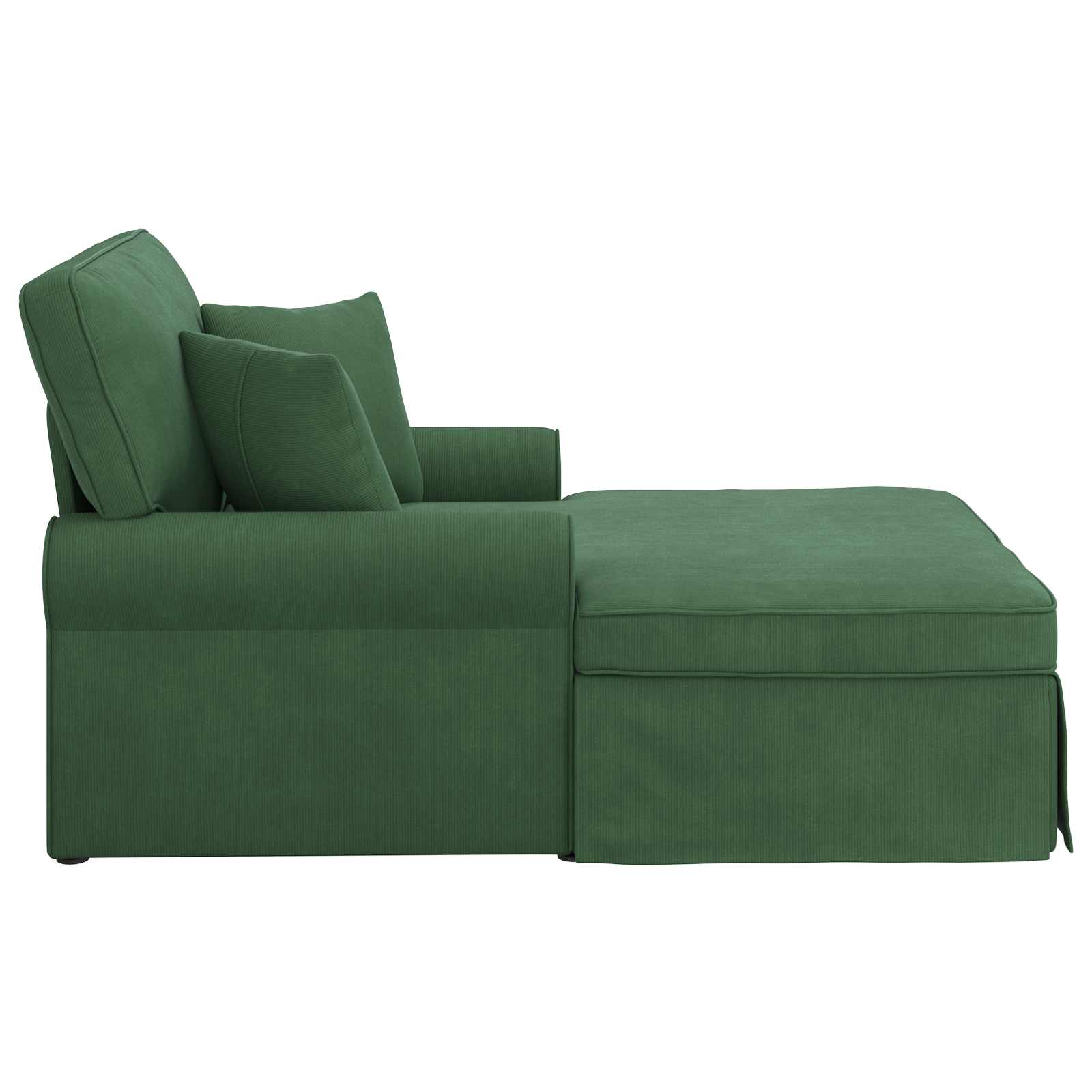 Fotoliu cu fusta cu perna Verde Jungla 91 x 157 x 91 cm — imaginea 5