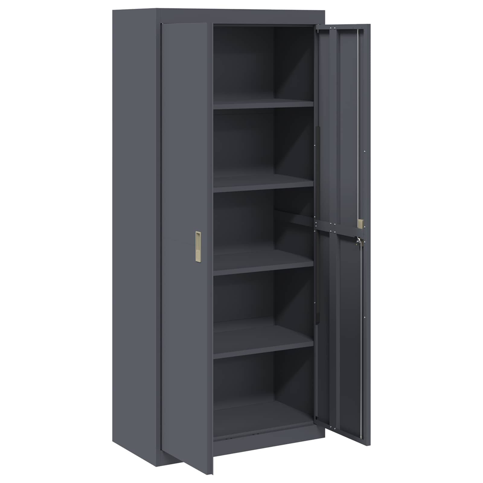 Dulap de depozitare 2 pcs Antracit 80 x 40 x 180 cm — imaginea 5