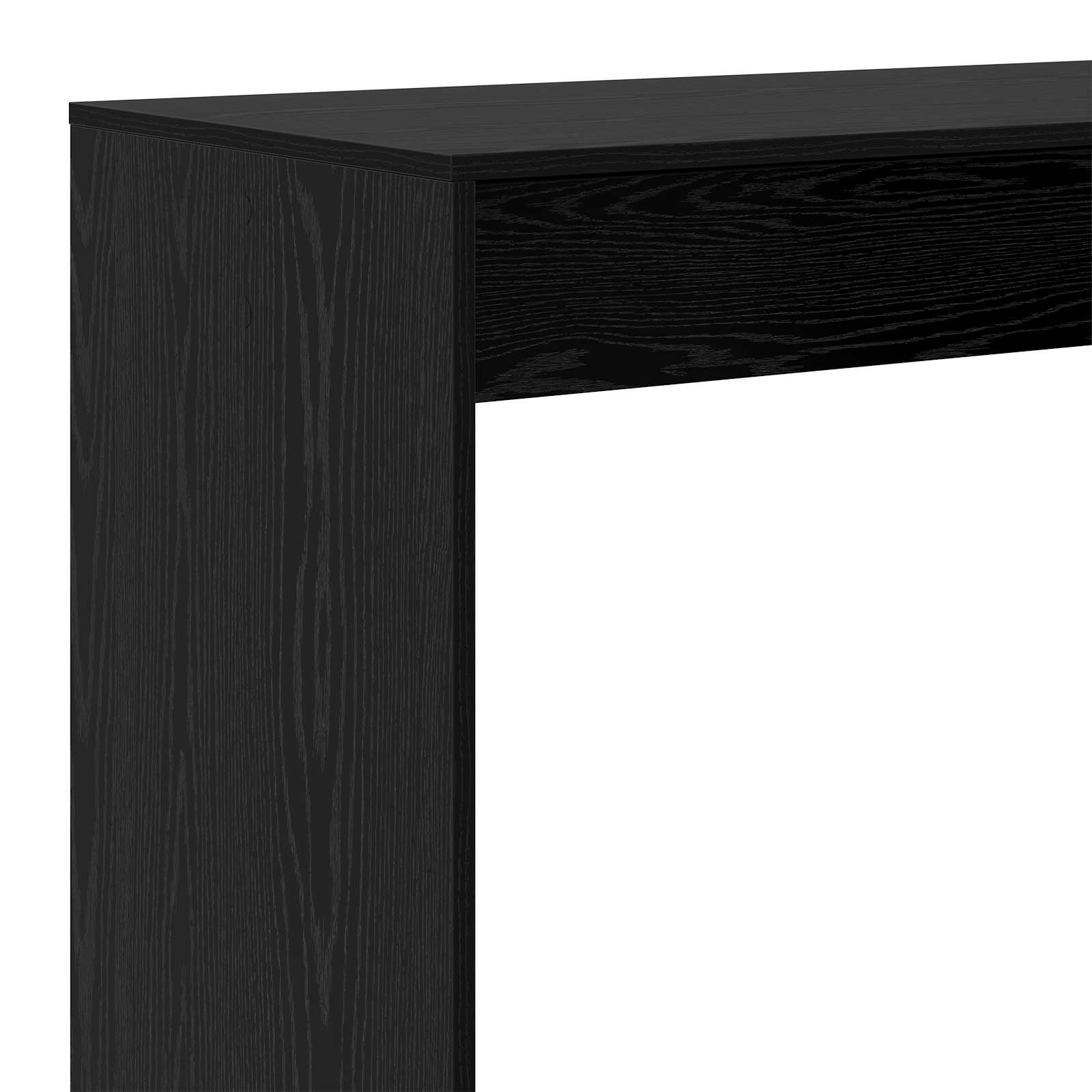 Masa de bar Stejar Negru 102 x 50 x 103,5 cm Lemn compozit — imaginea 7