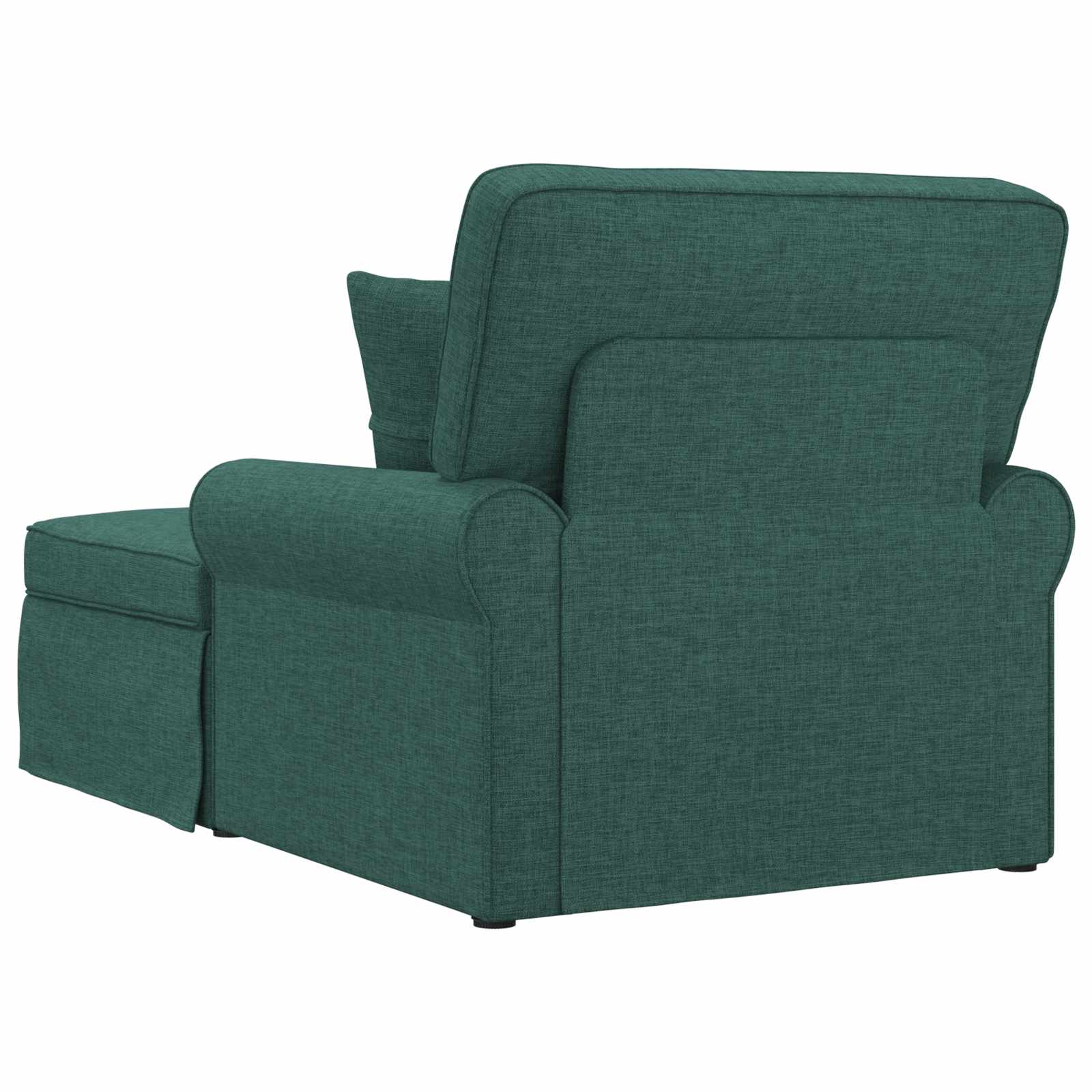 Fotoliu cu fusta Verde inchis 91 x 157 x 91 cm tesatura — imaginea 6