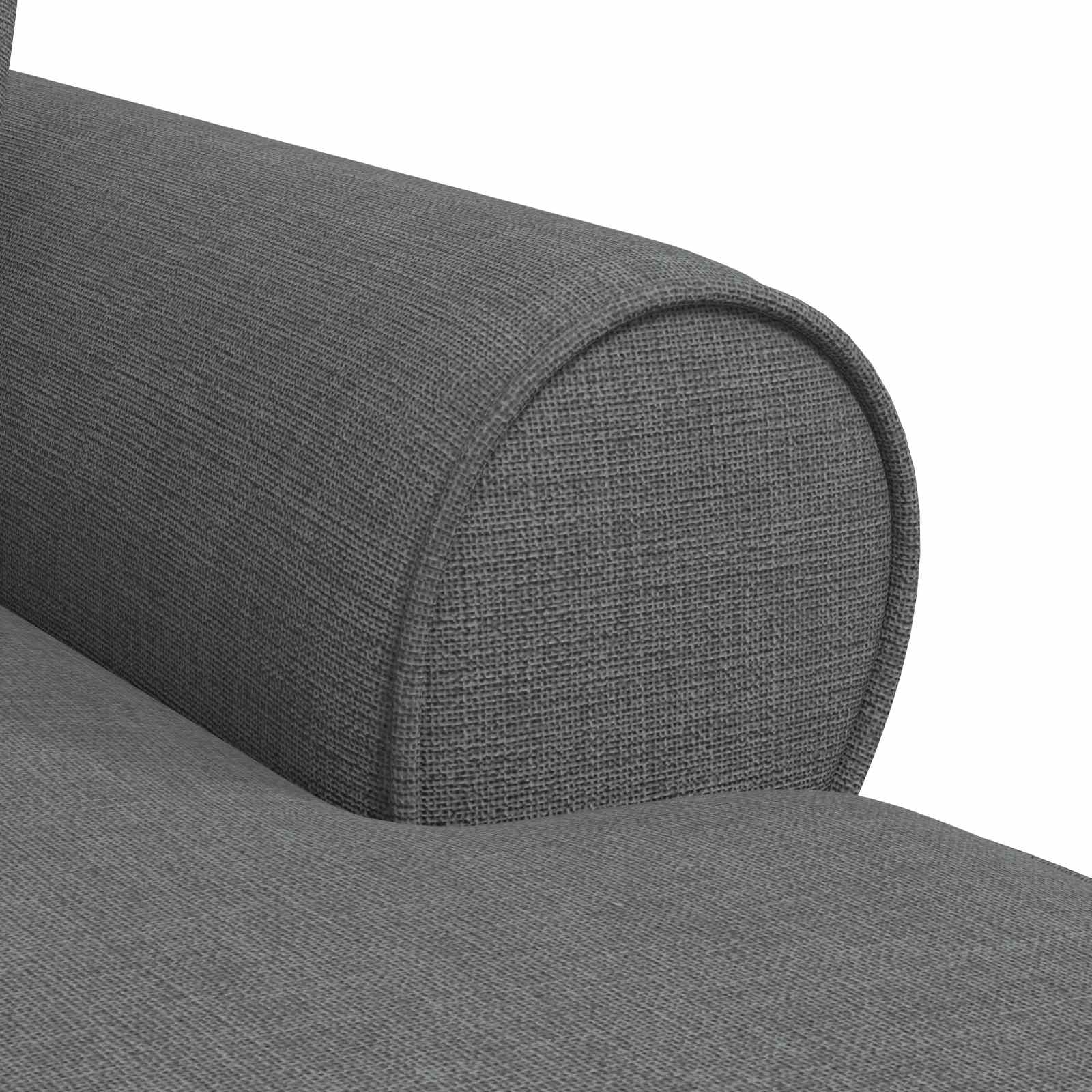 Fotoliu cu fusta Gri inchis 91 x 157 x 91 cm tesatura — imaginea 8