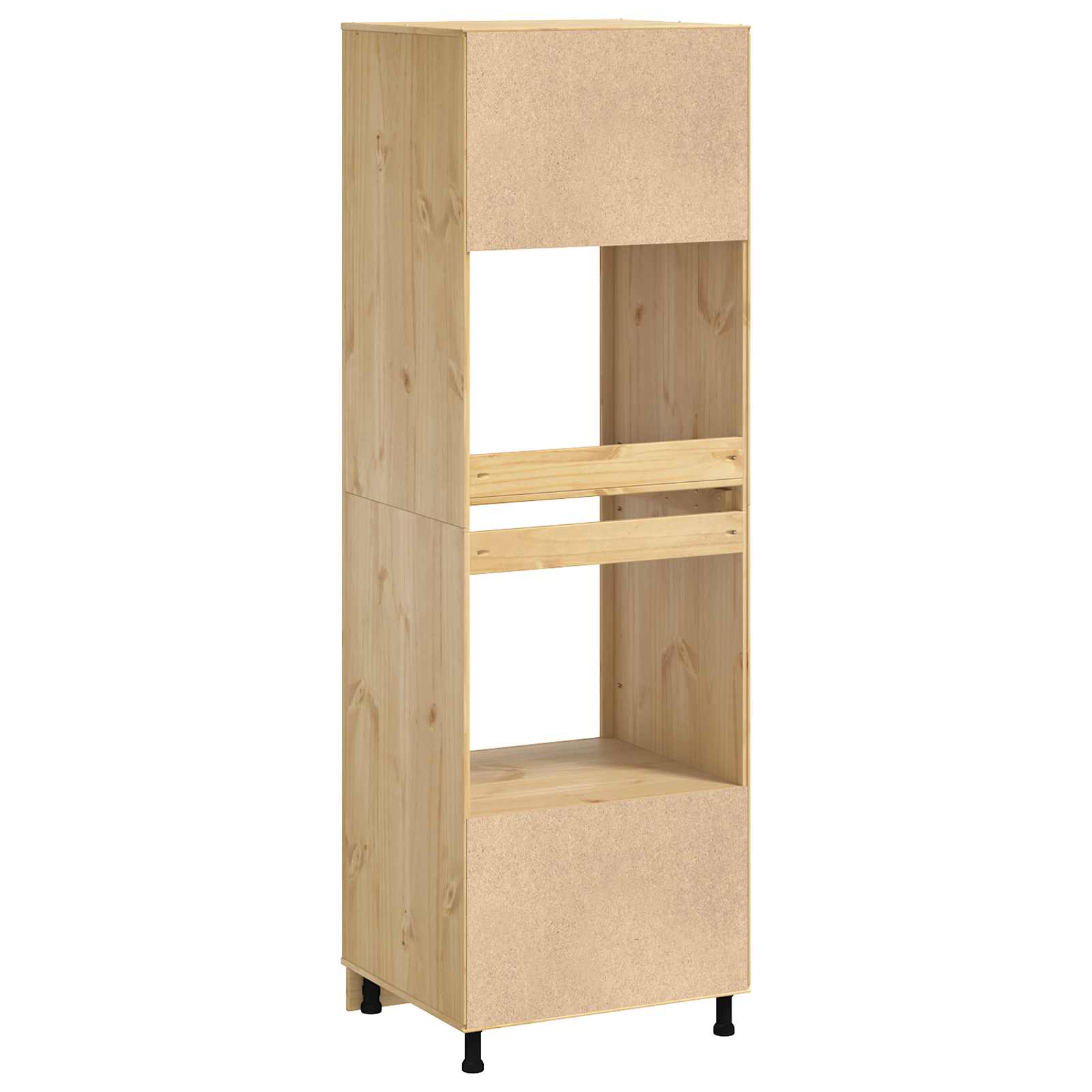 Dulap cu raft cu usa Miere 66 x 58 x 207 cm Lemn de pin masiv — imaginea 8
