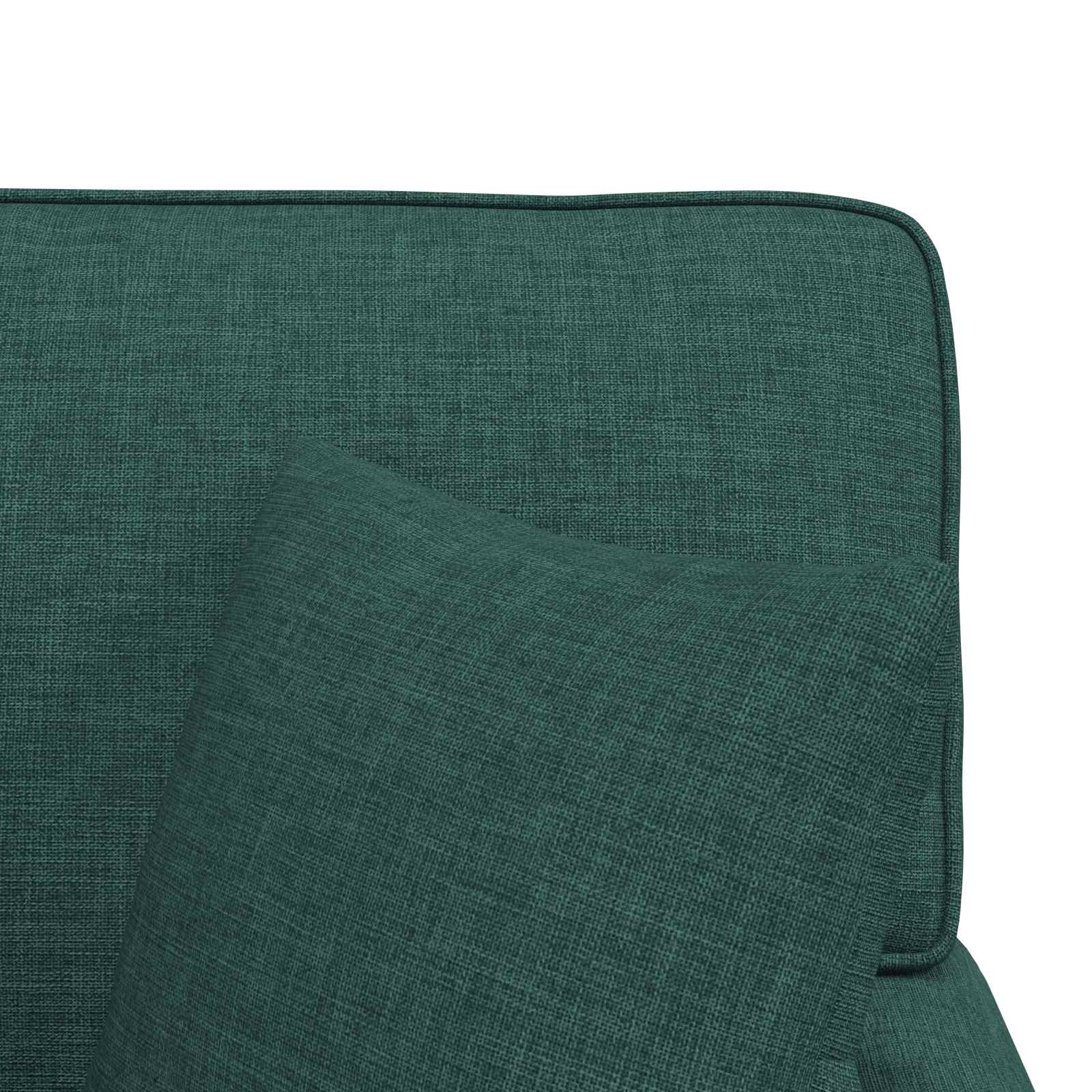Fotoliu cu fusta Verde inchis 91 x 157 x 91 cm tesatura — imaginea 9