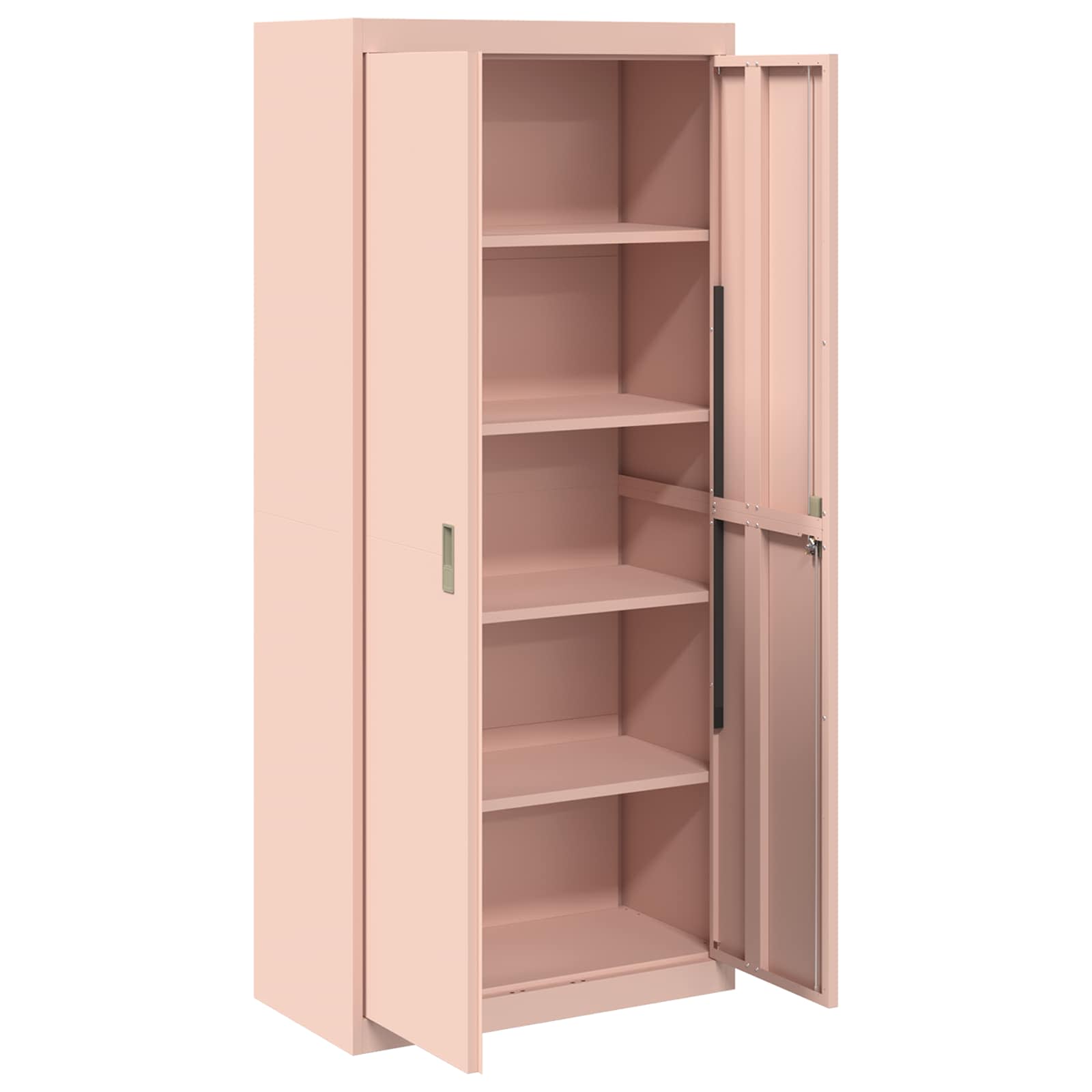 Dulap de depozitare cu depozitare 2 pcs Roz 80 x 40 x 180 cm — imaginea 5