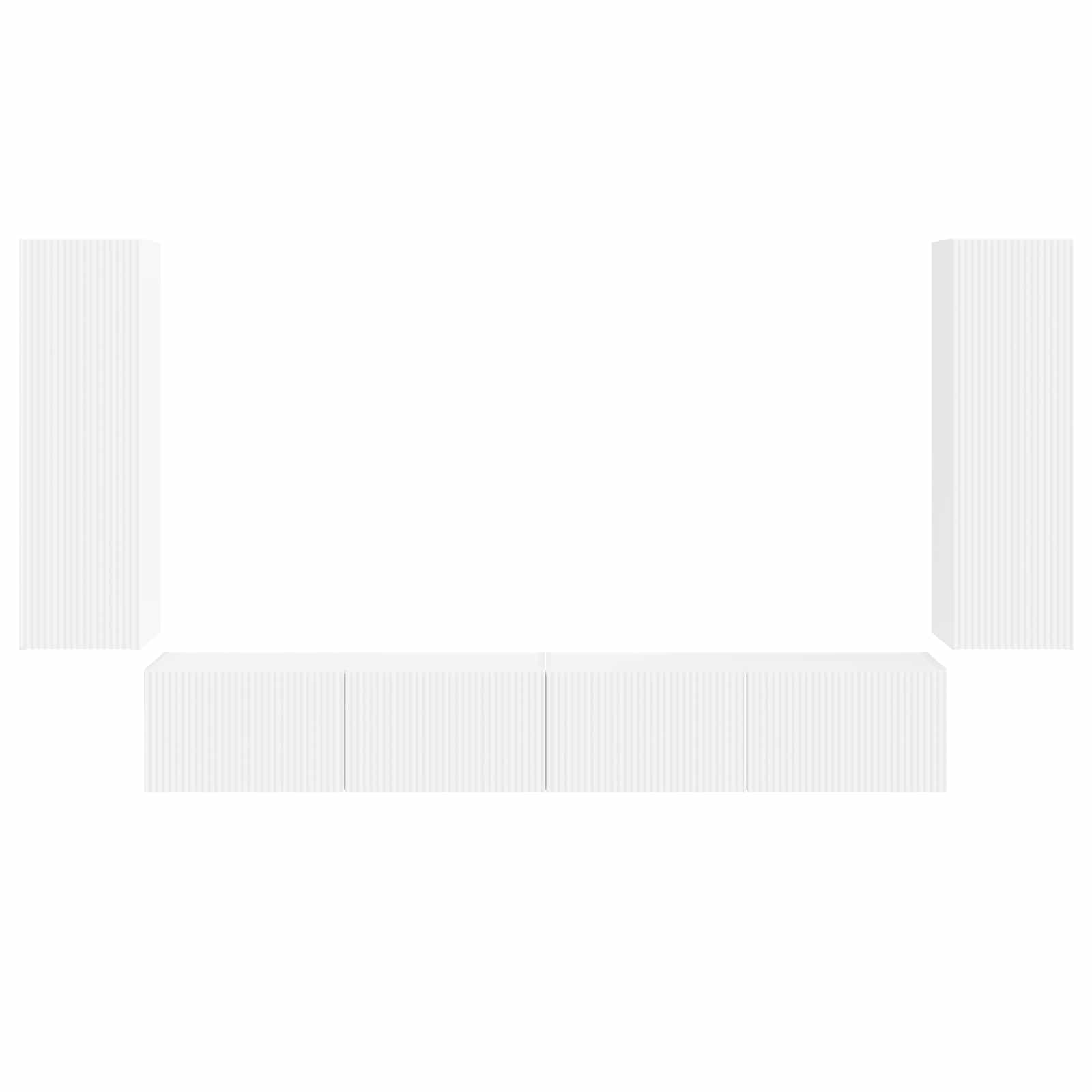 Pe perete 4 pcs Alb — imaginea 7