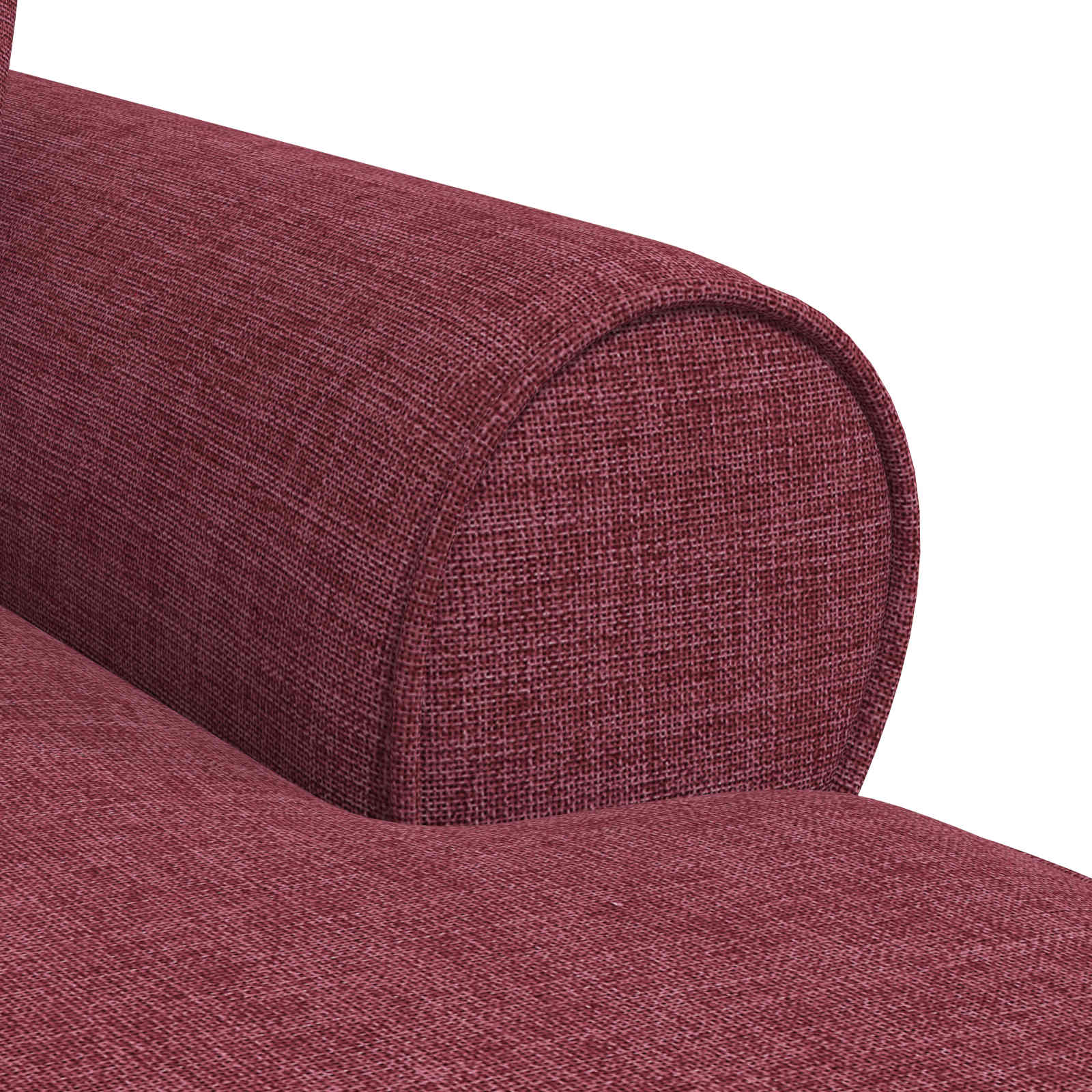 Fotoliu cu fusta Rosu Vin 91 x 157 x 91 cm tesatura — imaginea 8
