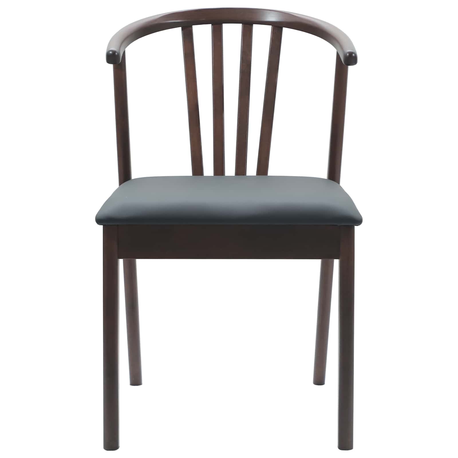 Scaun de sufragerie 2 pcs Maro deschis si negru — imaginea 5