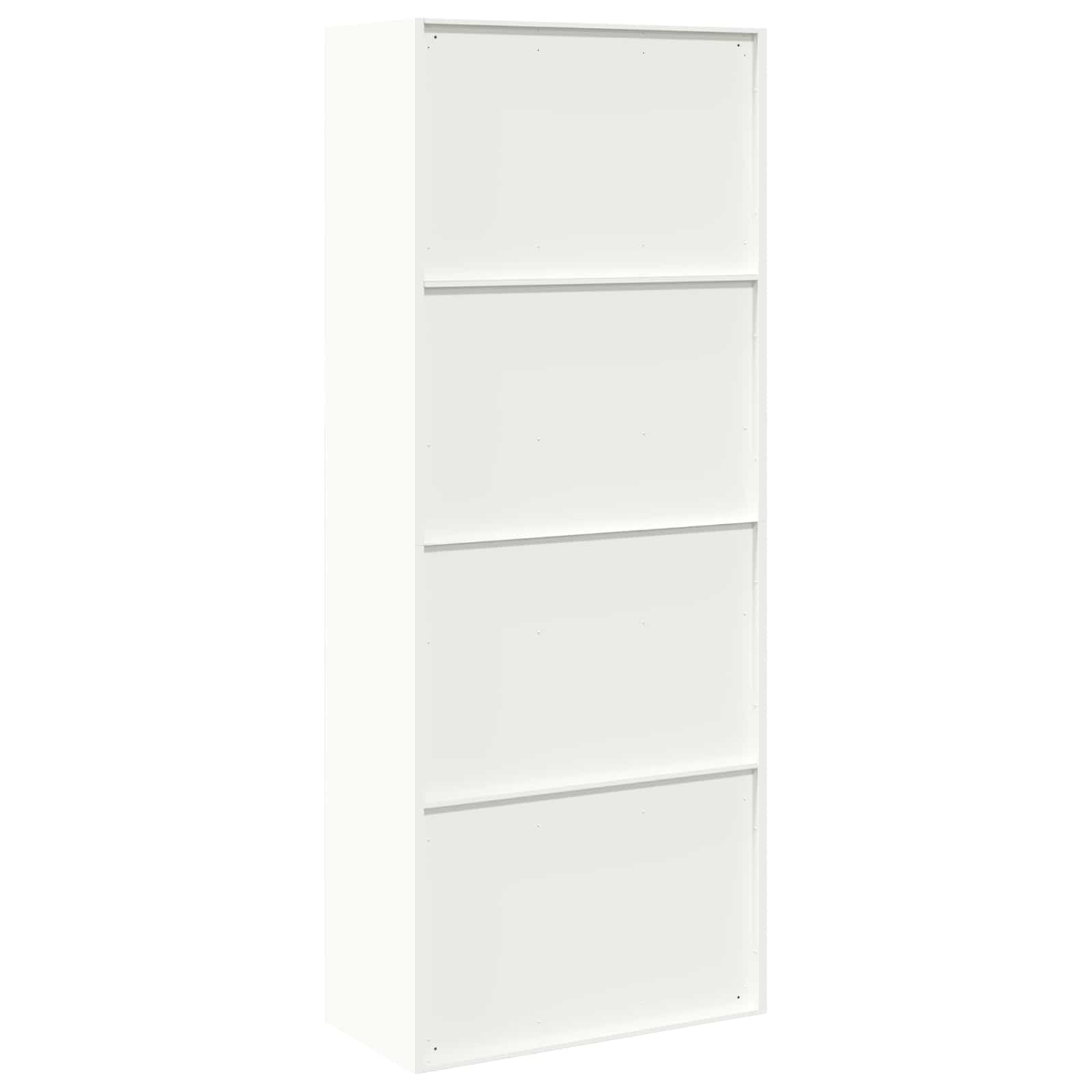 Dulap de depozitare cu depozitare 2 pcs Alb 80 x 40 x 200 cm — imaginea 8