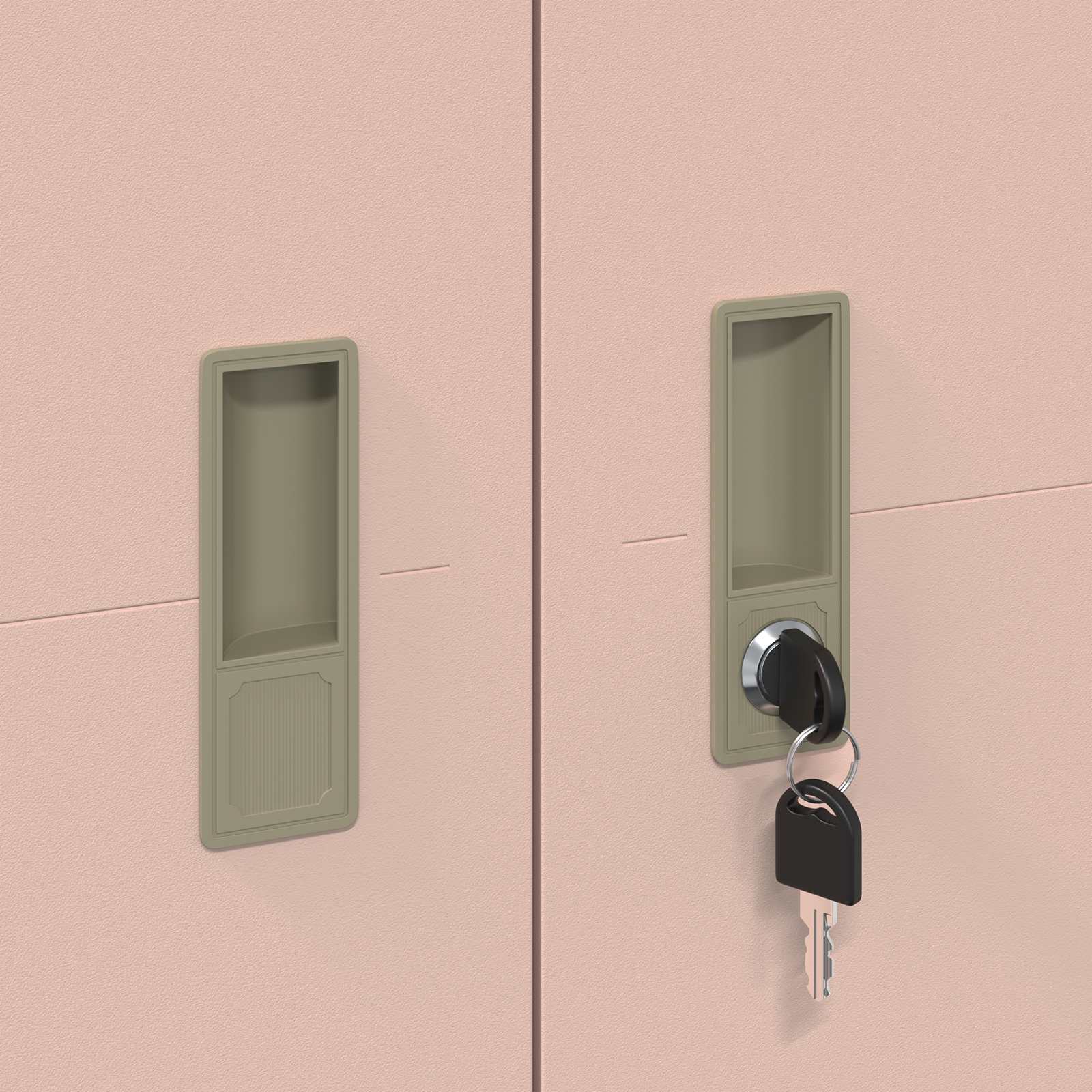 Dulap de depozitare cu depozitare 2 pcs Roz 80 x 40 x 180 cm — imaginea 9