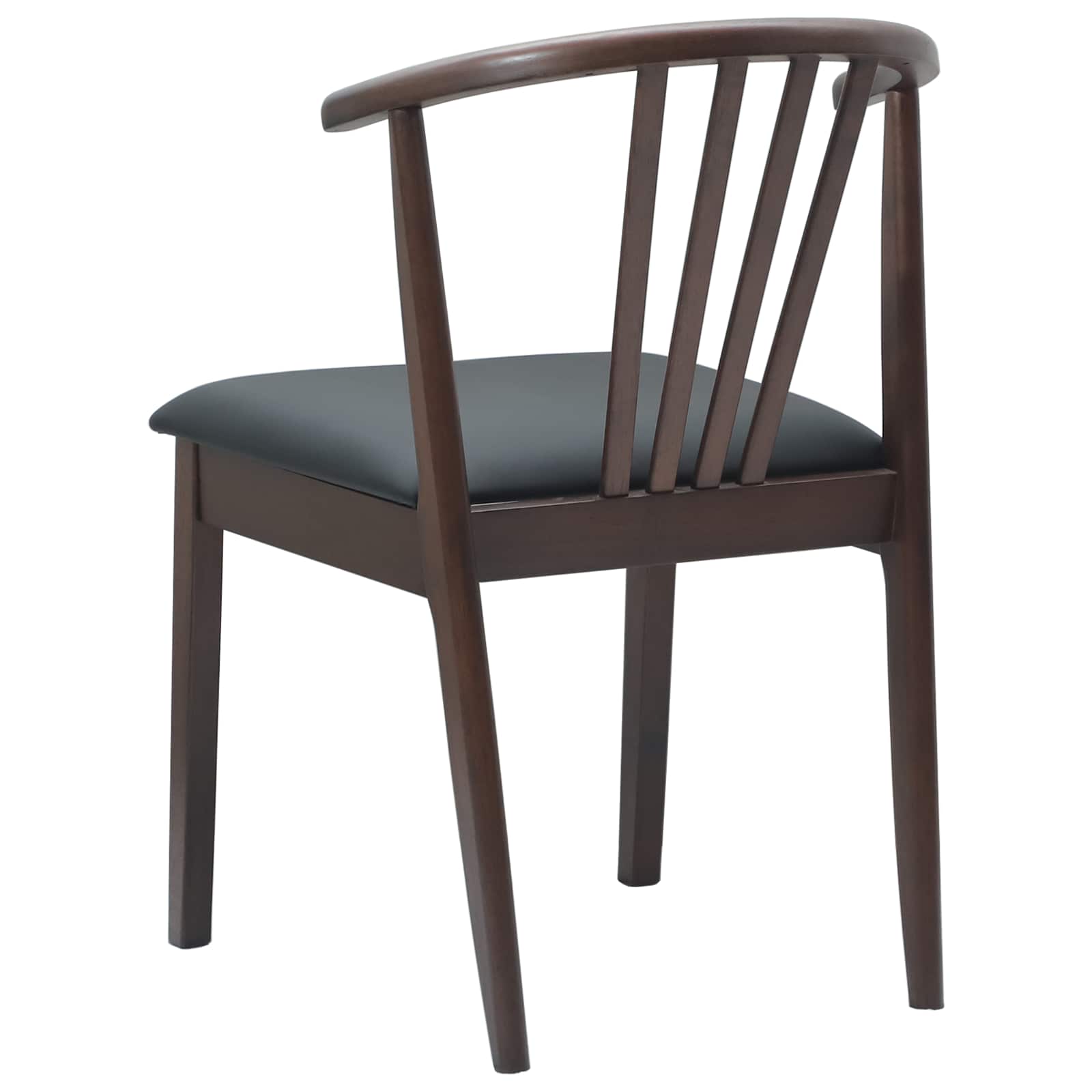 Scaun de sufragerie 2 pcs Maro deschis si negru — imaginea 7