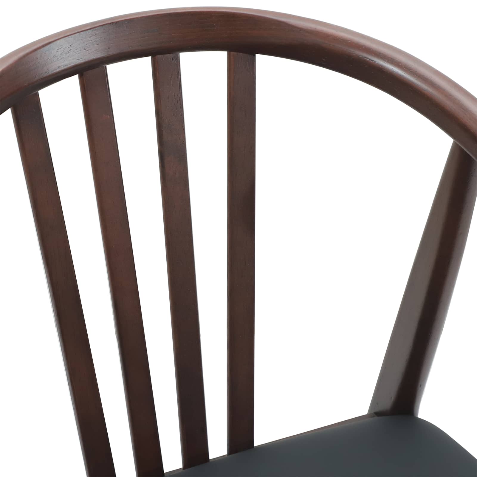 Scaun de sufragerie 2 pcs Maro deschis si negru — imaginea 8