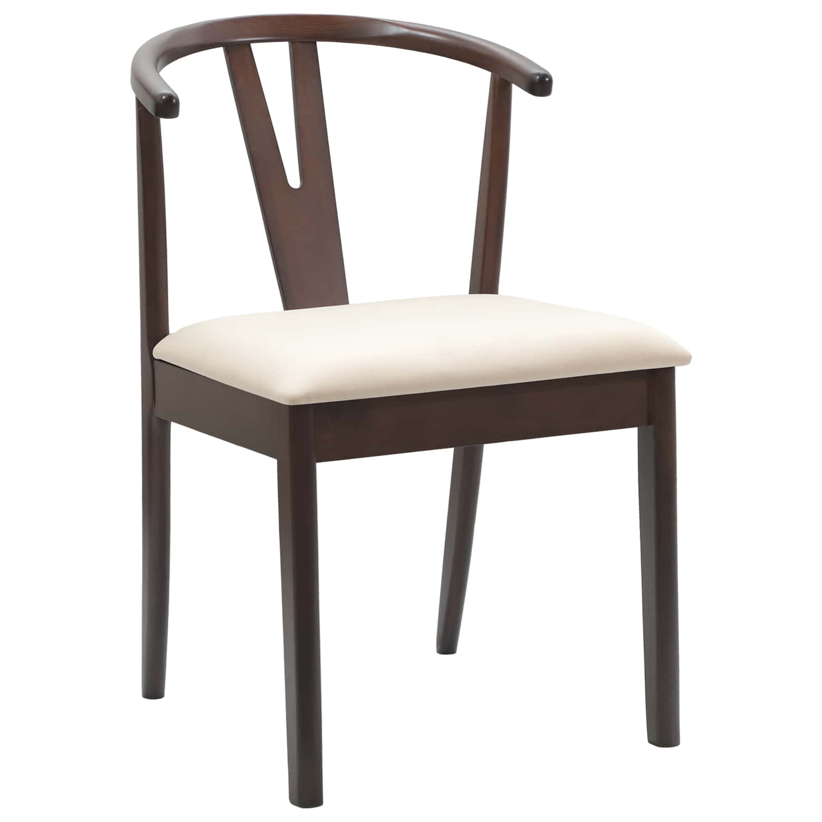 Scaun de sufragerie 2 pcs Maro deschis si deschis — imaginea 4