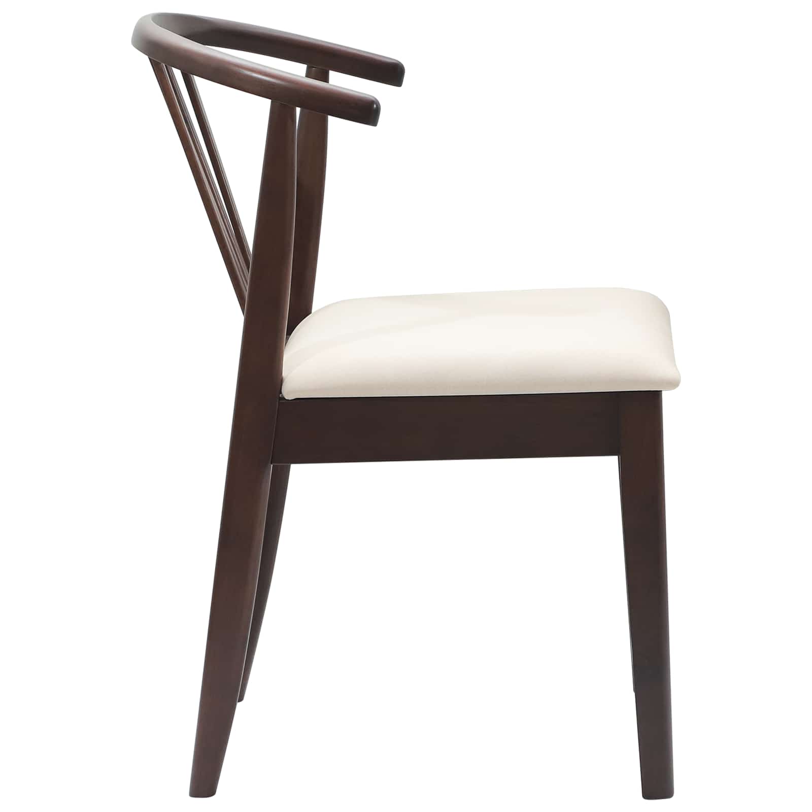 Scaun de sufragerie 2 pcs Maro deschis si deschis — imaginea 6