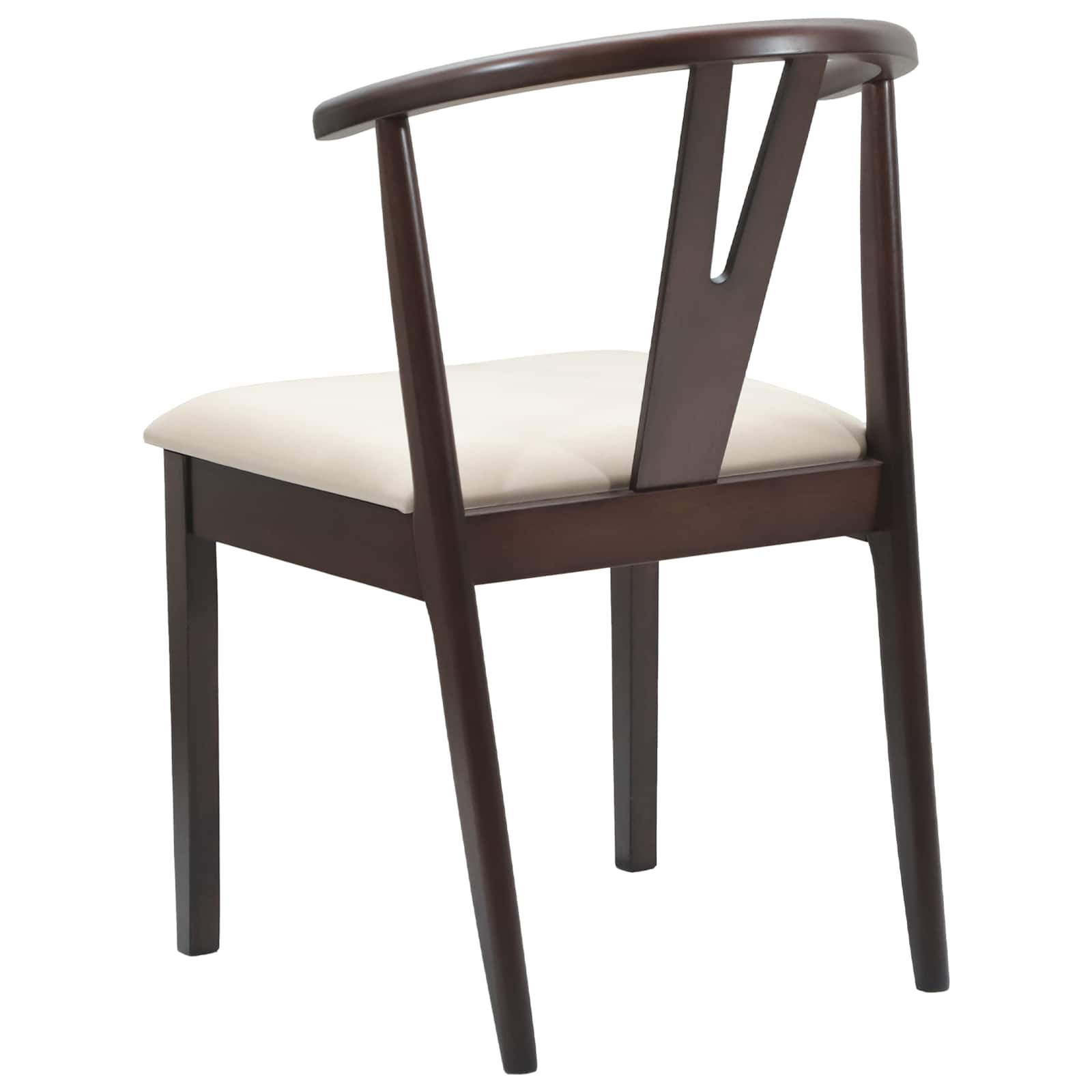 Scaun de sufragerie 2 pcs Maro deschis si deschis — imaginea 7