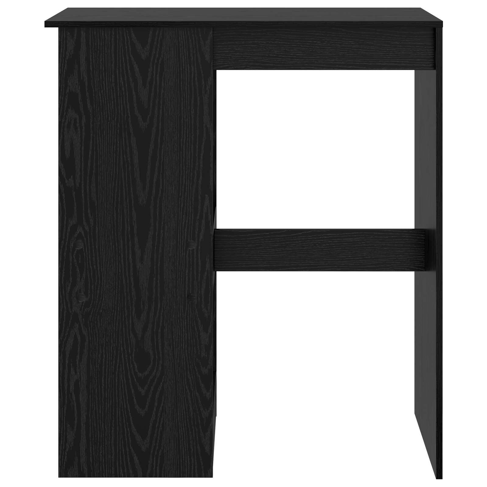 Masa de bar Stejar Negru 90 x 47.5 x 103.5 cm Lemn compozit — imaginea 4