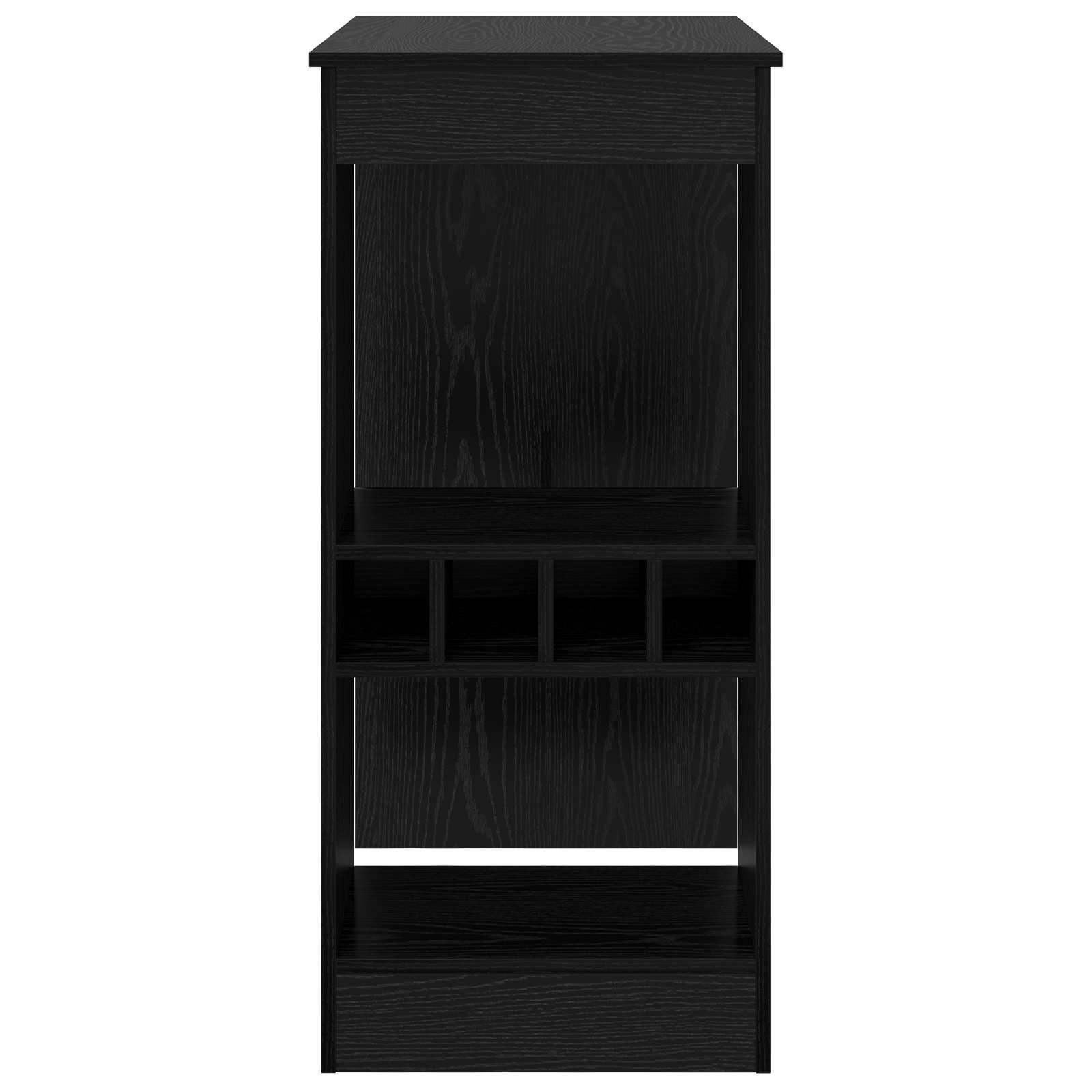Masa de bar Stejar Negru 90 x 47.5 x 103.5 cm Lemn compozit — imaginea 5