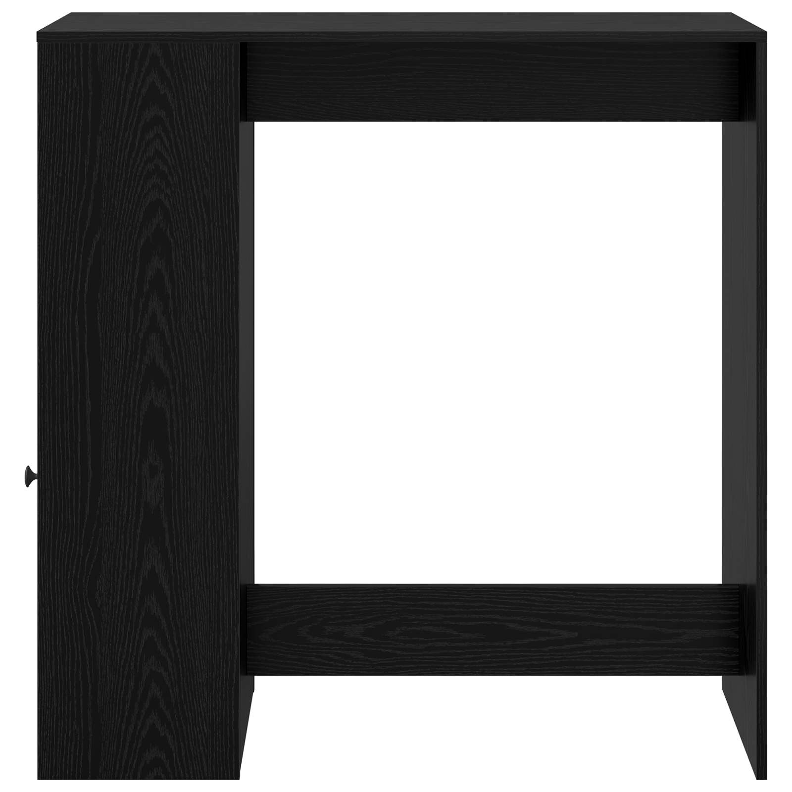 Masa de bar Stejar Negru 101 x 40 x 103,5 cm Lemn compozit — imaginea 5