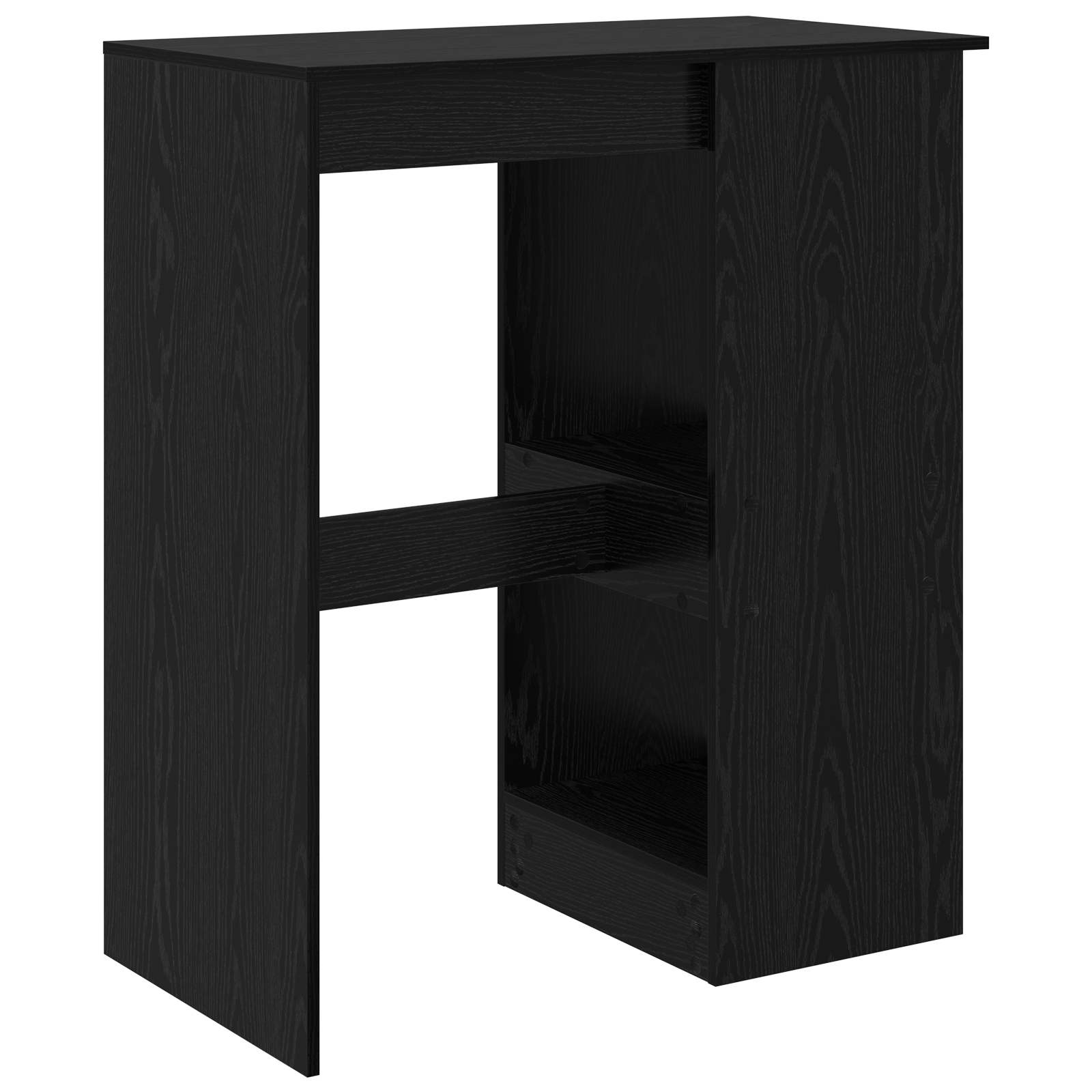 Masa de bar Stejar Negru 90 x 47.5 x 103.5 cm Lemn compozit — imaginea 6