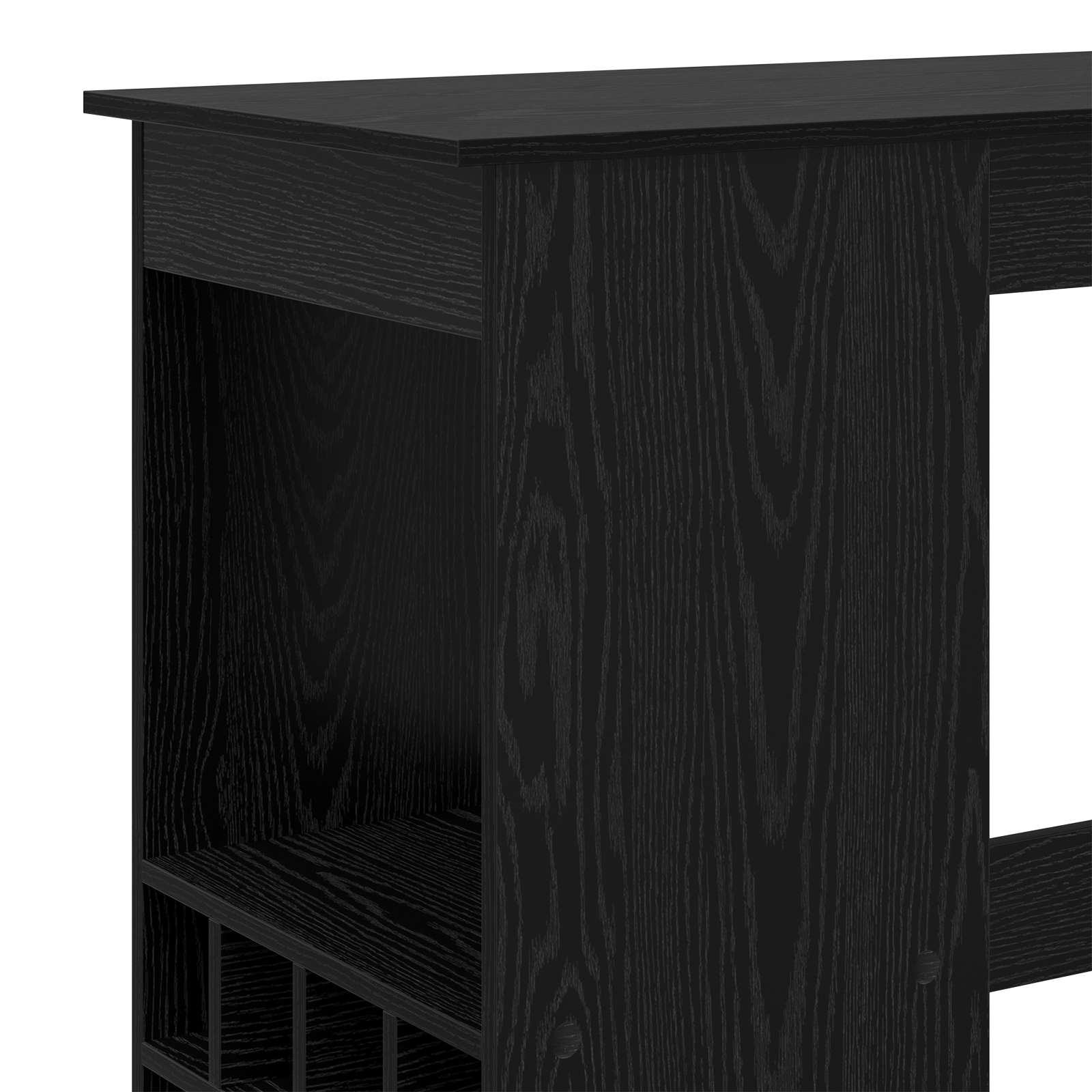 Masa de bar Stejar Negru 90 x 47.5 x 103.5 cm Lemn compozit — imaginea 7