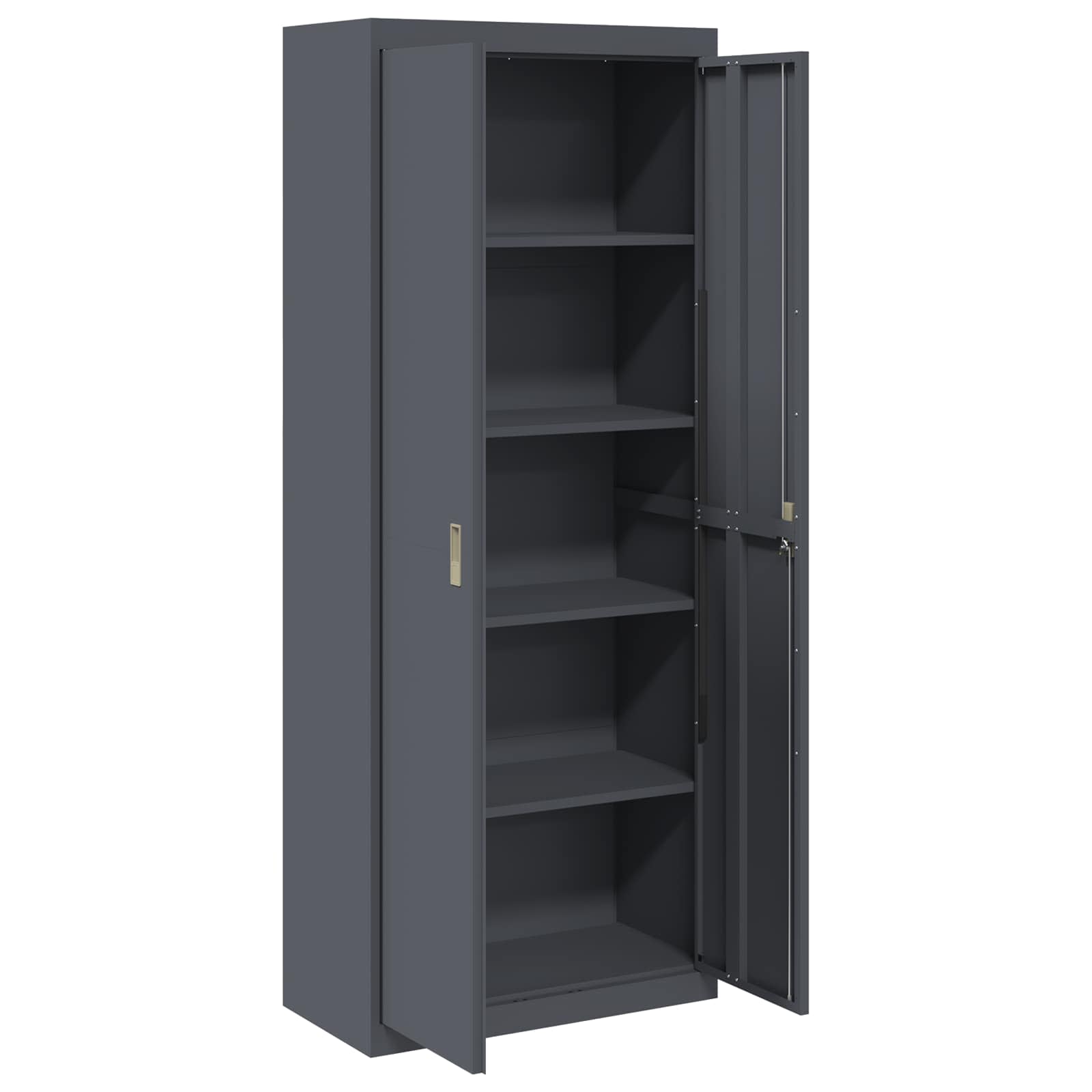 Dulap de depozitare 2 pcs Antracit 80 x 40 x 200 cm — imaginea 5