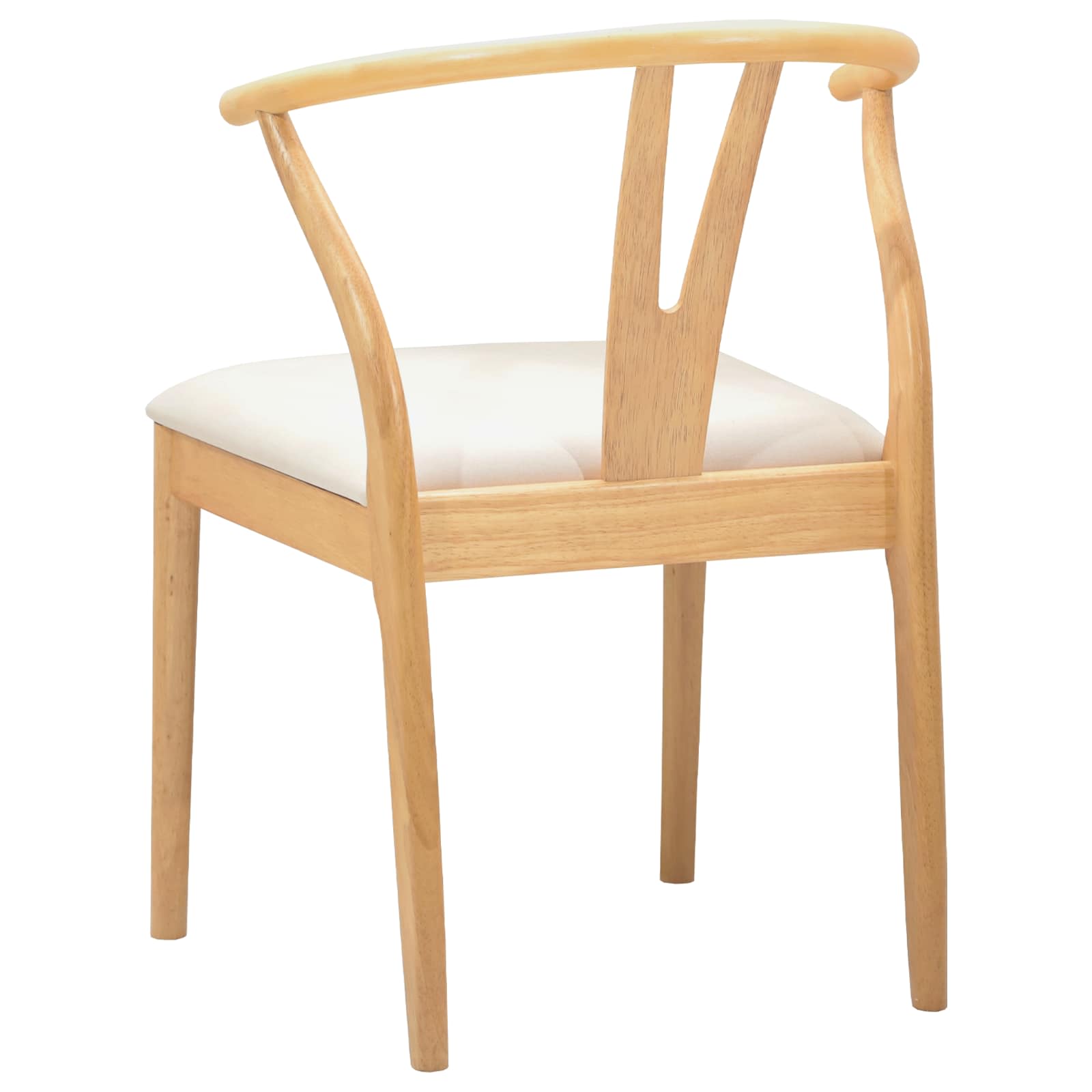 Scaun de sufragerie 2 pcs Natural si deschis — imaginea 7