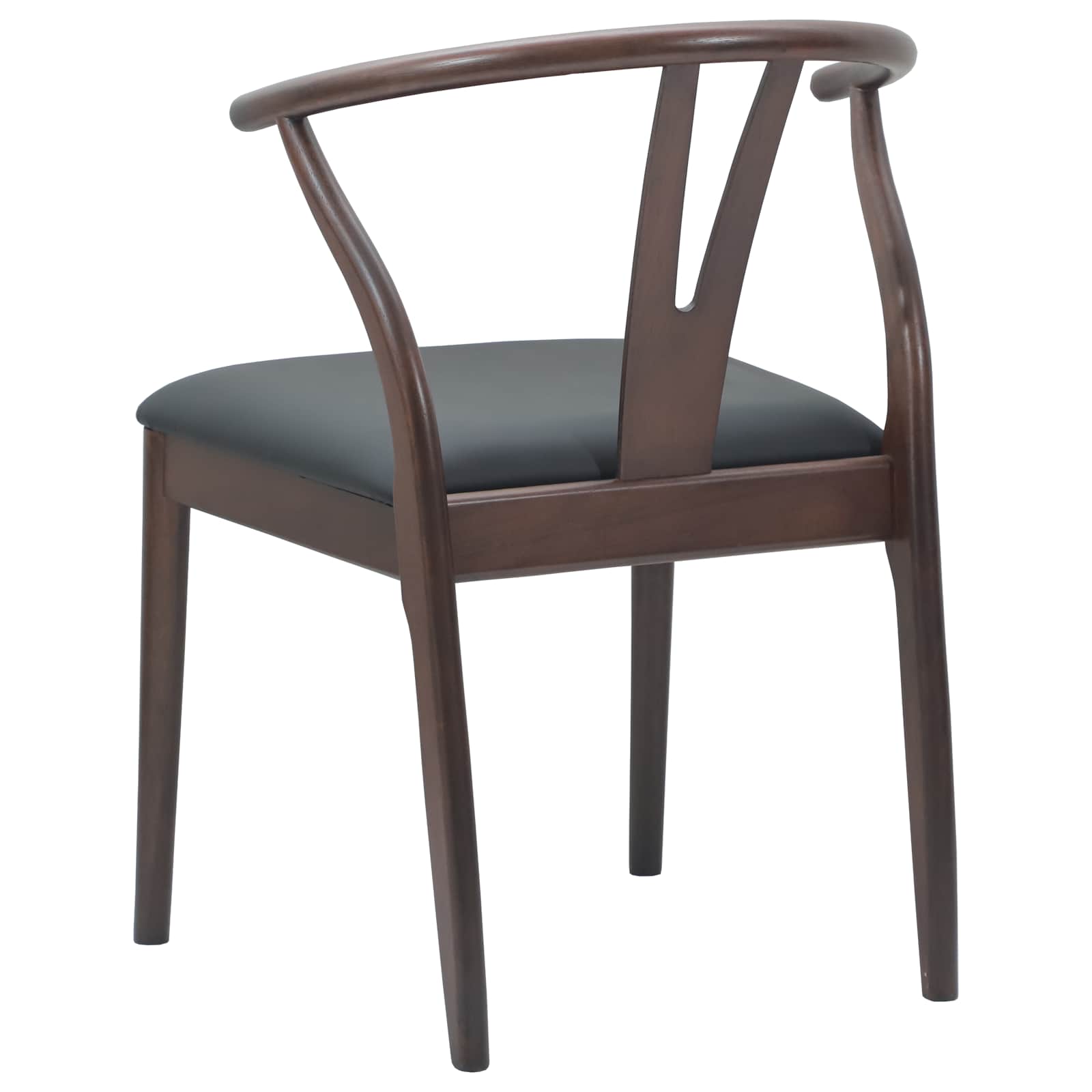 Scaun de sufragerie 2 pcs Maro deschis si negru — imaginea 7