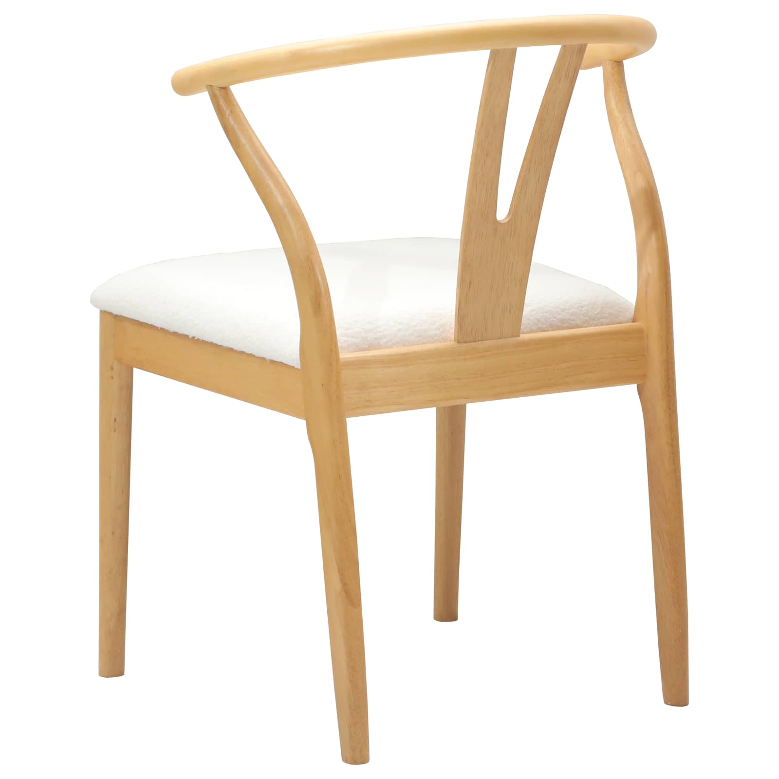 Scaun de sufragerie 2 pcs Natural si deschis — imaginea 7