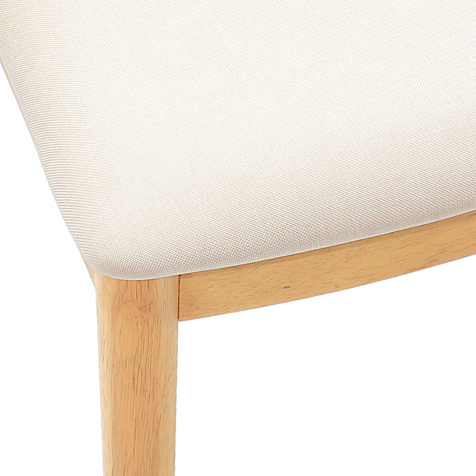 Scaun de sufragerie 2 pcs Natural si deschis — imaginea 9