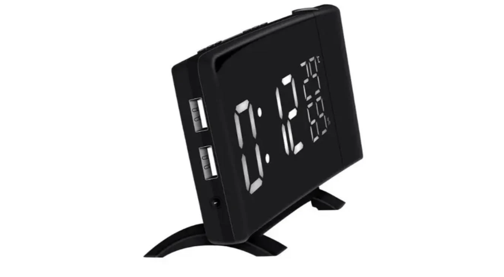 Ceas de masa DS-3621LP cu afisaj verde si proiectie rosie pe tavan