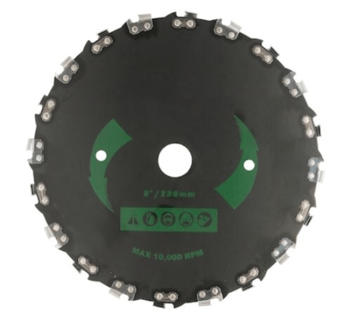 Disc NR 9 pentru motocoasa 230 X 20T cu dinti tip lant drujba MX693