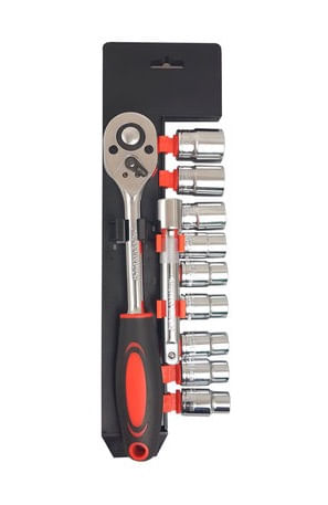 Set de Chei Tubulare 1/2" cu Clicket - 12 Bucati, din Crom si Vanadiu — imaginea 4