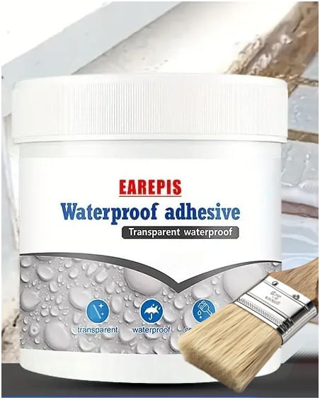 Solutie etansare 500 ml + Perie aplicare, ideale in sigilarea acoperisurilor, tevilor, peretilor