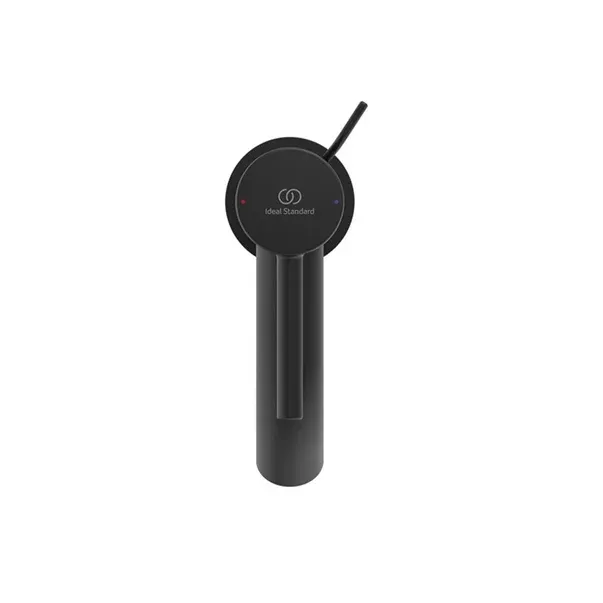 Baterie lavoar Ideal Standard Ceraline cu ventil metalic Pop-Up negru mat — imaginea 2