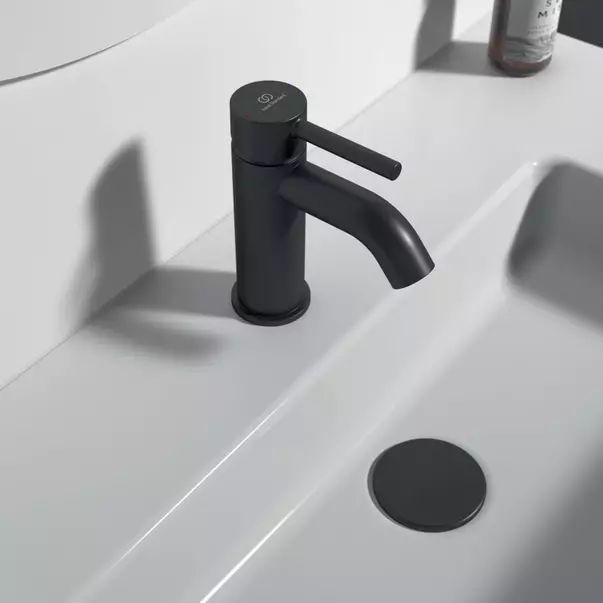 Baterie lavoar Ideal Standard Ceraline monocomanda finisaj negru mat — imaginea 13