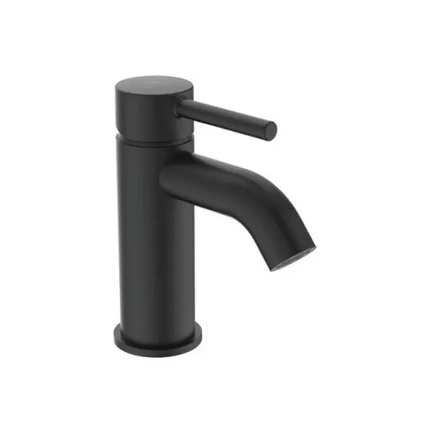 Baterie lavoar Ideal Standard Ceraline cu ventil metalic Pop-Up negru mat — imaginea 4