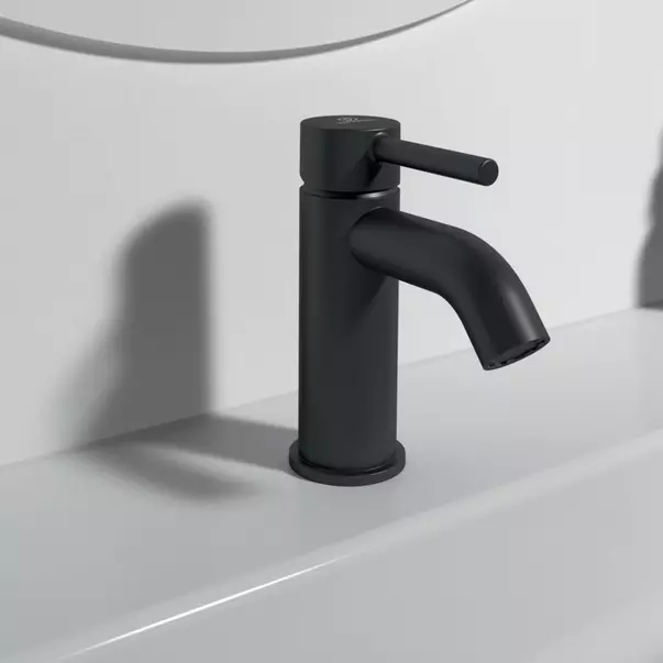 Baterie lavoar Ideal Standard Ceraline monocomanda finisaj negru mat — imaginea 14