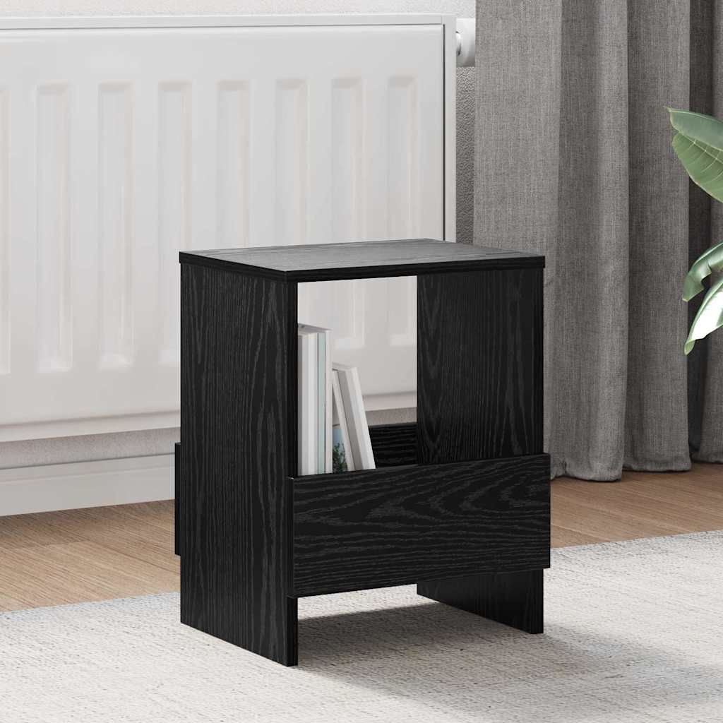 Raft pentru reviste Stejar Negru 35 x 30 x 45 cm — imaginea 2