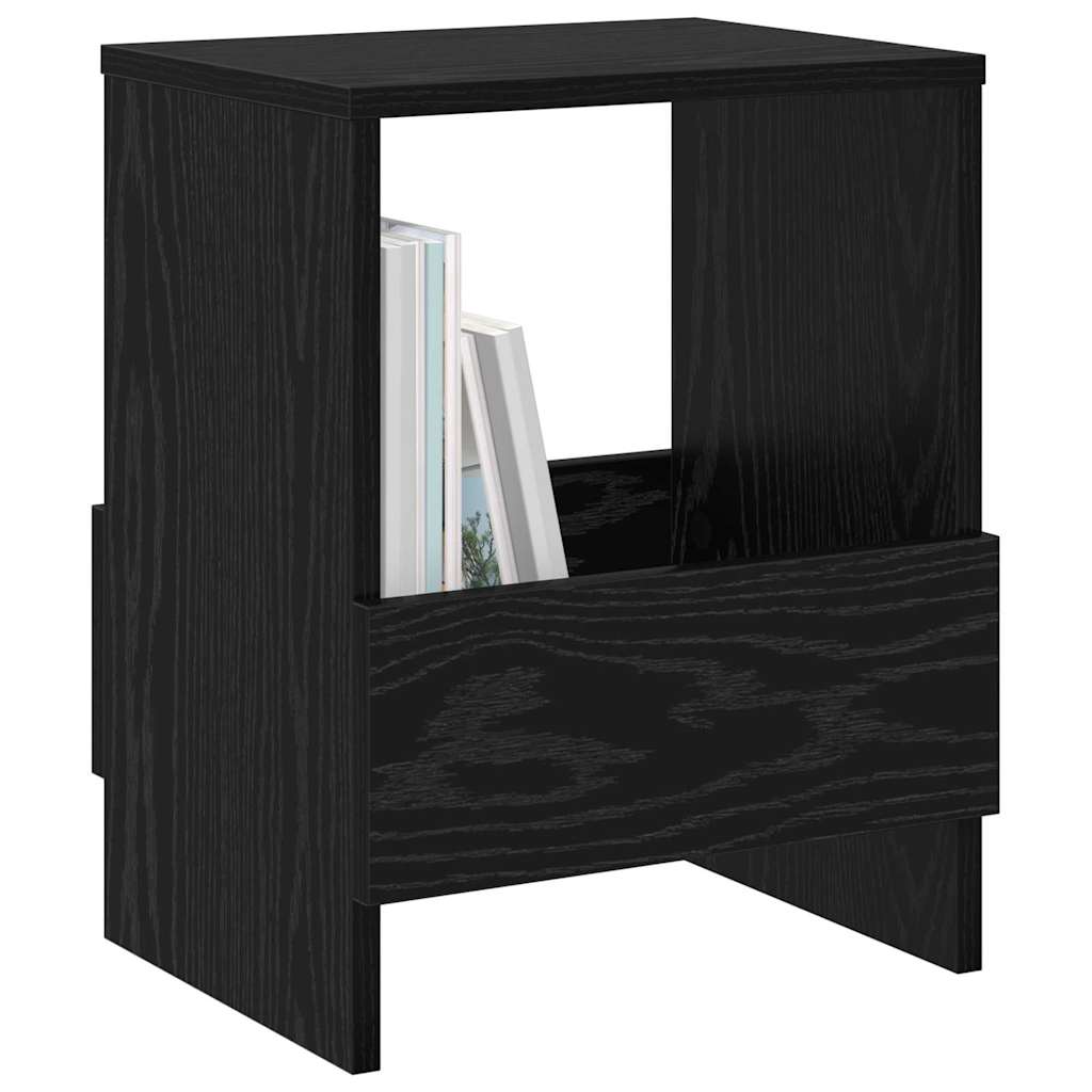 Raft pentru reviste Stejar Negru 35 x 30 x 45 cm — imaginea 5
