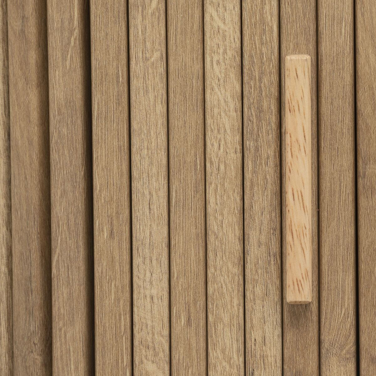 Masuta de cafea Atmosphera Colva cu 2 usi glisante, MDF si otel, 120x60x41 cm, bej — imaginea 5