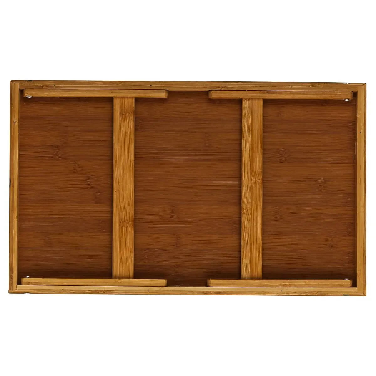 Tava mic dejun 5Five Bambou cu picioare pliabile, 50x30x22 cm, MDF si bambus, maro natur — imaginea 4