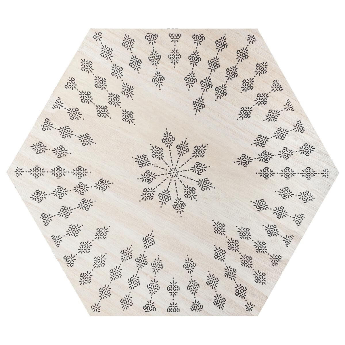 Masuta cafea octogonala Atmosphera Kumi, 44x38x40 cm, negru — imaginea 6